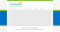 Desktop Screenshot of lempesti.fi