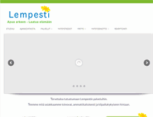 Tablet Screenshot of lempesti.fi